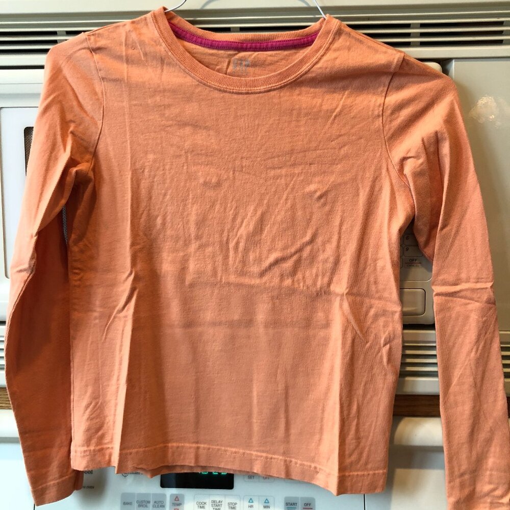 Gap Kids Girls Orange T Shirt Long Sleeves Orange XL (12)